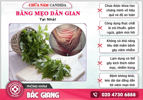 Cách trị nấm Candida tại nhà có nên hay không?
