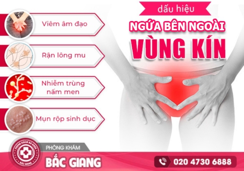 ngứa ngoài vùng kín nữ