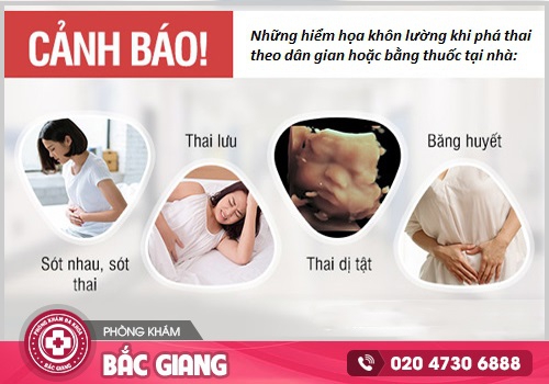 Phá thai bằng cách làm sảy thai tự nhiên?
