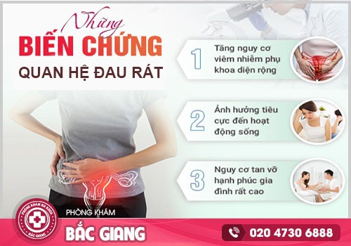 quan hệ đau rát