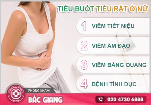 tiểu buốt tiểu rắt ở nữ